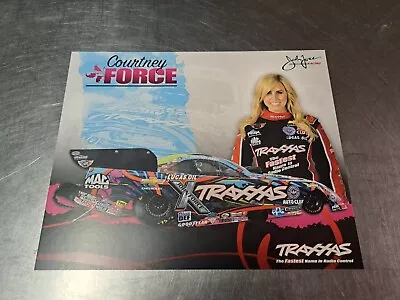 NHRA 2015 Courtney Force Promotional Handout Card 8x10 • $14.99