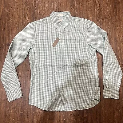 J Crew Mens Medium Plaid Slim Untucked Long Sleeve Button Down Shirt Nwt • $24.99