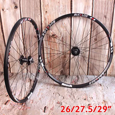 BUCKLOS BC3 QR MTB Bike  26/27.5/29  Wheelset Clincher Disc Brake Bicycle Wheels • $202.39