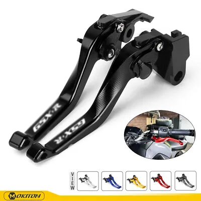 Short Brake Clutch Levers For Suzuki GSXR600 GSX-R 600 750 1000 2011-2022 GSXR • $47.99