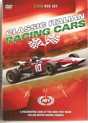 Racing Through Time Classic Italian Cars 3 Dvd Boxset F1 Ferrari Maserati Alfa • £4.99