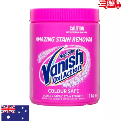 Vanish NapiSan Oxi Action Front & Top Loader Laundry Powder 1kg • $14.99