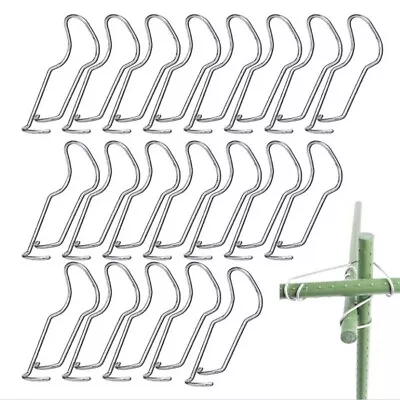 40X Plant Connecting Buckles Plant Cages Connector Vegetable Trellis Wire Clips • £11.99