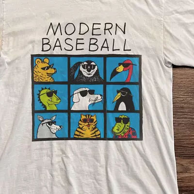 Modern Baseball Gift For Fans White T-Shirt Cotton All Size RM378 • $20.99