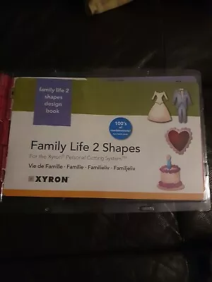 Xyron Family Life 2 Shapes 4 Personal  Cutting System Design  Book • £6