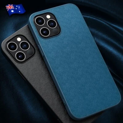 $7.99 • Buy For Apple IPhone 13 12 11 Pro Max Mini X XS Slim Leather Phone Case Back Cover