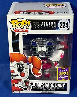 JUMPSCARE BABY Sister Location FIVE NIGHT'S AT FREDDY'S Funko POP 224 Exclusive • $47.45