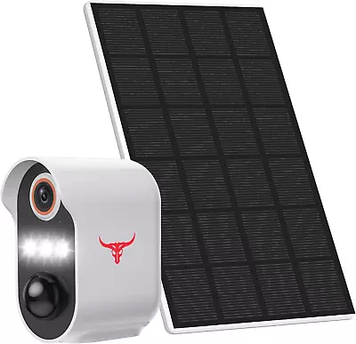 1080P Security Camera Wireless With Solar Panel AI Human Detection PIR Motion • $29.99