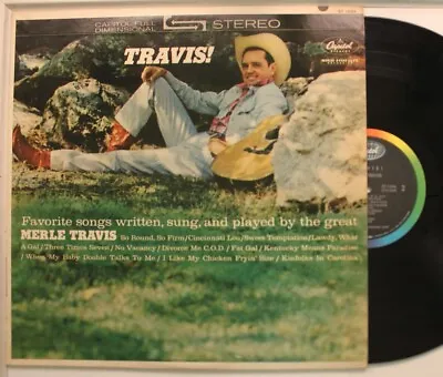 Merle Travis Lp Travis! On Capitol - Vg+ To Vg++ / Vg++ • $14.99