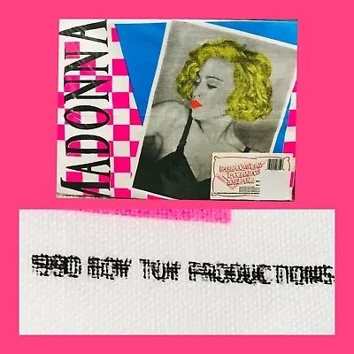 Madonna Blond Ambition Tour Pillow Case Boy Toy Sealed Vogue Lot Promo X 12 7 45 • $65.50