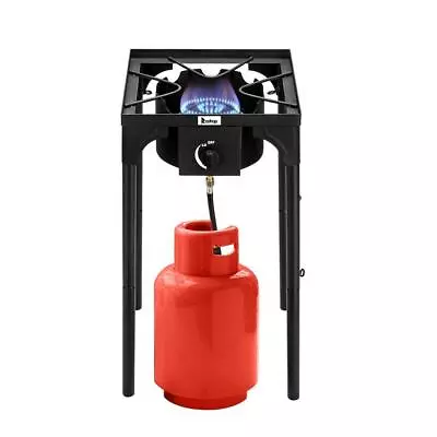 75000 BTU Outdoor Cooking Gas Single Propane Stove Camp Burner Picnic Grill BBQ • $53.99