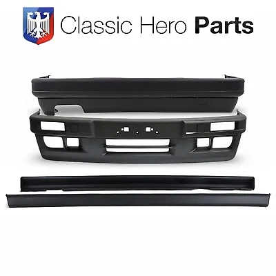 BMW E30 MTech 2 ABS Plastic Front & Rear Bumpers + M3 Style Side Skirts • $1200