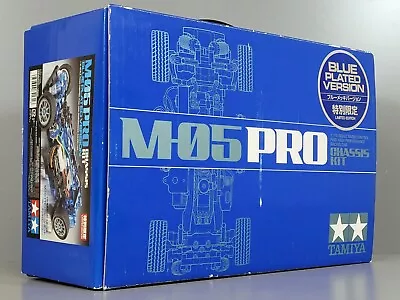New Tamiya 1/10 R/C M-05 Pro Chassis Kit  Blue Plated Version Limited Edition  • $475