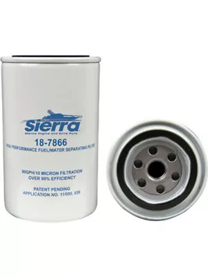 Sierra 18-7866 Yamaha High Capacity Fuel Filter 10 Micron MAR-10MEL-00-00 • $16.26