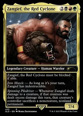 [1x] Zangief The Red Cyclone - Foil - Near Mint English - Secret Lair MTG Magi • $5.99