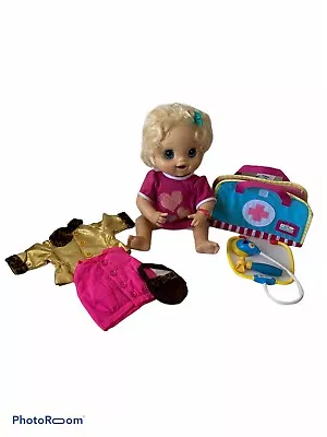 Baby Alive Doll Hasbro 2010 Blonde Hair Interactive Doll Talks  • $44