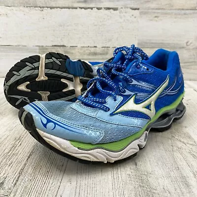 MIZUNO Wave Creation 14 SNEAKERS Running Athletic Shoes BLUE Women's Size 9 • $29.99