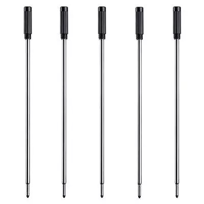 DunBong Black Ink Refill Pack Of 5 Replaceable Ballpoint Pen Refills • $19.05