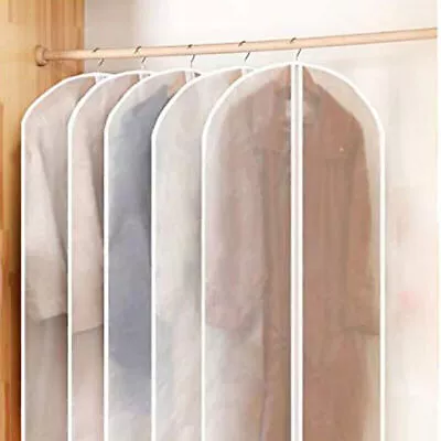 5pcs Dust Proof Clothes Garment Suit Dress Jacket Storage Bag Cover Travel Coat • $5.60