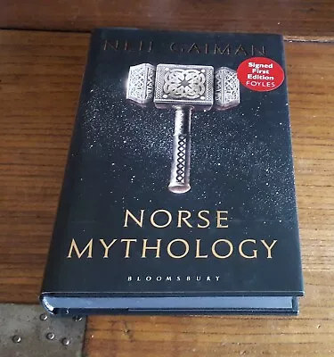 NORSE MYTHOLOGY BY NEIL GAIMAN-1st/1st;SIGNED COPY • £235