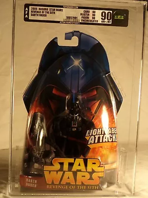 $185 • Buy AFA  Star Wars Episode III #11 Darth Vader- Light Saber Attack AFA U90