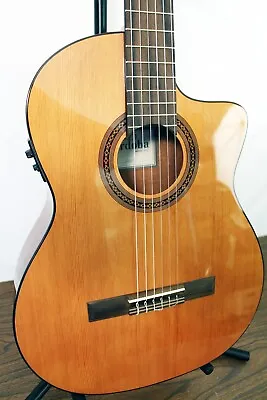 Cordoba C5-CE Cutaway Nylon Acoustic-Electric Classical Guitar  Case And MORE! • $306.95