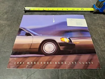 1991 Mercedes Benz 190 190E 36-page Original Car Sales Brochure Catalog • $9.87