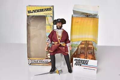 Mego Super Pirates - 1974 BLACKBEARD - All Original W/ Original Box • $399.99