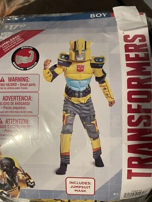 $16.88 • Buy Halloween Costume NEW Boy's Transformer Bumblebee Small Or Medium