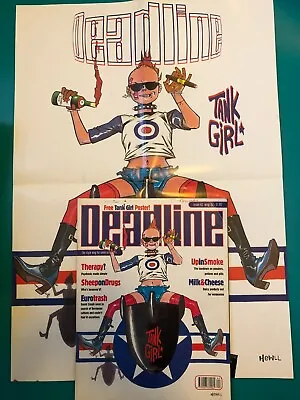 £19.95 • Buy Deadline #62 Tank Girl With Poster Alan Martin Jamie Hewlett 1994 VFN Rare