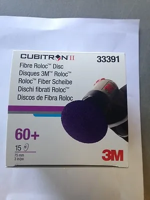 3M Cubitron II Fibre Roloc Disc 3  60+ Grit : 33391 • $32.75