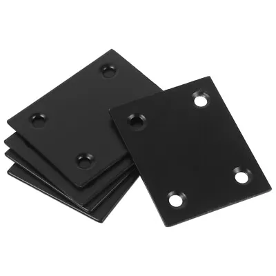  5 Pcs Metal Plate With Holes Fixed Connector Black Ish Blackalicious • £10.35