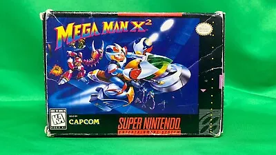 Mega Man X2 (Super Nintendo Entertainment System) 1994 AUTHENTIC CIB • $420