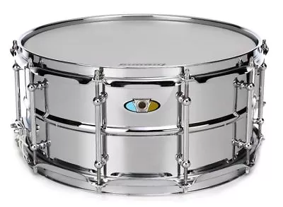 Ludwig Drums 6.5   X 14  SupraLite 1mm Beaded Steel Shell Snare Drum LU6514SL • $199