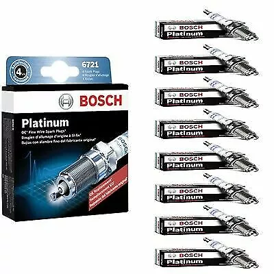 8 Platinum Spark Plugs Bosch For 1996-2001 FORD EXPLORER V8-5.0L • $83.46