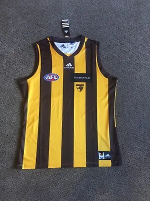 $150 • Buy Hawthorn Hawks 2022 Home Guernsey Size XL+L (See Description Before Buying).