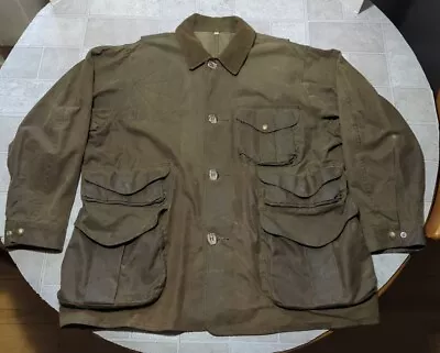 Filson Tin Cloth Hunting Shooting Jacket Style 462 Size Large Vintage • $199.99