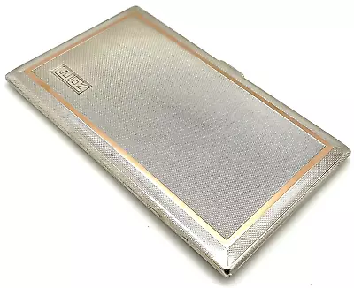 Mappin & Webb Sterling Silver Cigarette Case – 1949 – 219.74g • $279.75