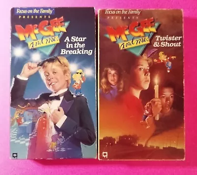 LOT OF 2 MCGEE AND ME! Vhs Rare Set Twister & Shout A Star In The Breaking  • $7.25