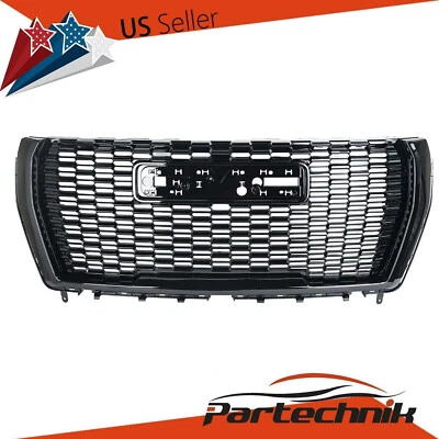 $179.58 • Buy Glossy Black Grille Fit 2021 - 2023 GMC Yukon/Yukon XL Denali Style Front Bumper