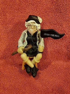 Manning Figurine Old Lady Over The Hill Shelf Sitter Limited Edition Birthday • $19.99