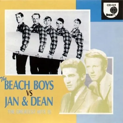 THE BEACH BOYS Vs JAN AND DEAN: THE GREATEST HITS – 15 TRACK CD • $4.49