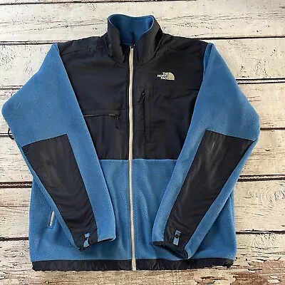 The North Face Blue Denali Fleece Vented Sweater Jacket Size Large Men’s • $36.99