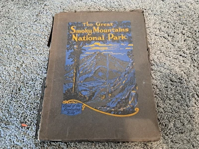 $25 • Buy Vintage 1928 Pictorial Souvenir Book Great Smoky Mountains National Park