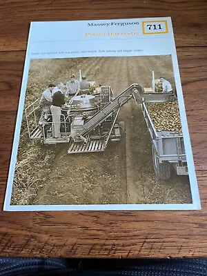 $21.99 • Buy Massey Ferguson 711 Potato Harvester Brochure FCCA