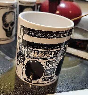  Boombox  - 11oz Coffee Mug - Altered Rags Post-Punk Apparel  • $10