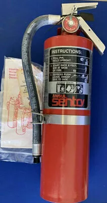 Ansul Sentry Sy-0516 Fire Extinguisher  250 Psi 9 Lbs 3 Oz. Made In U.s.a. • $19.95