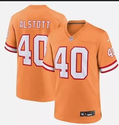 ADULT XLARGE MIKE ALSTOTT #40 TAMPA BAY BUCCANEERS Jersey NWT!!! • $69.99