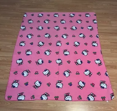 Hello Kitty Fleece Blanket Official Fast Free Shipping  • $18.99