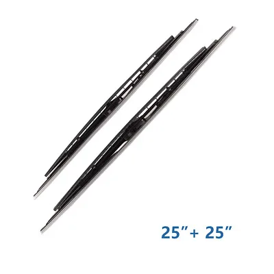 $23.99 • Buy 61610442837 FOR BMW  E65 745i 750i 760i 2PCS FRONT WINDSHIELD WIPER BLADE 25in